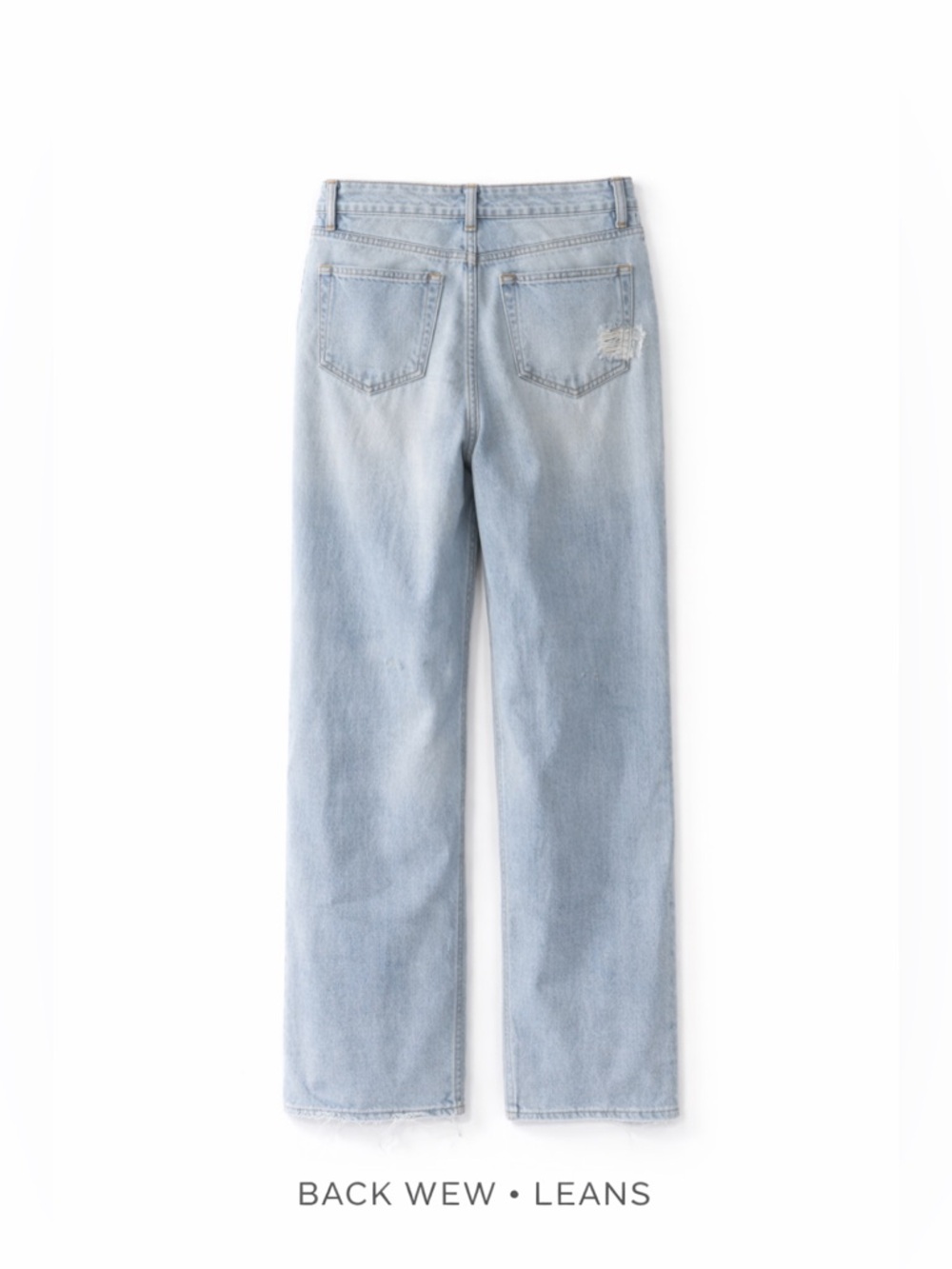 Madden NYC Light Wash Distressed Wide Leg Jeans Size 5 - Picture 3 of 16